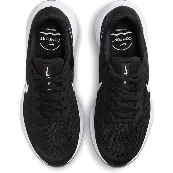 NWT Nike Women's Revolutin 7 Sneaker,Black/White-Size 8 - Picture 5 of 6